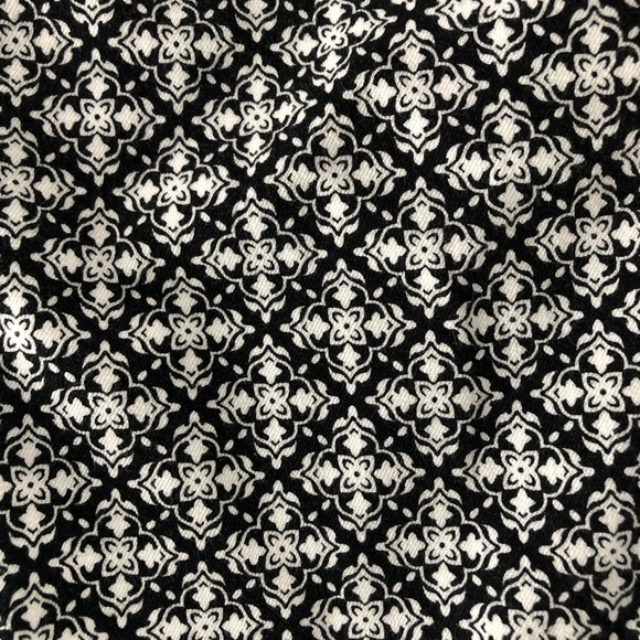 Ankle crop black and white pants - Picture 4 of 4